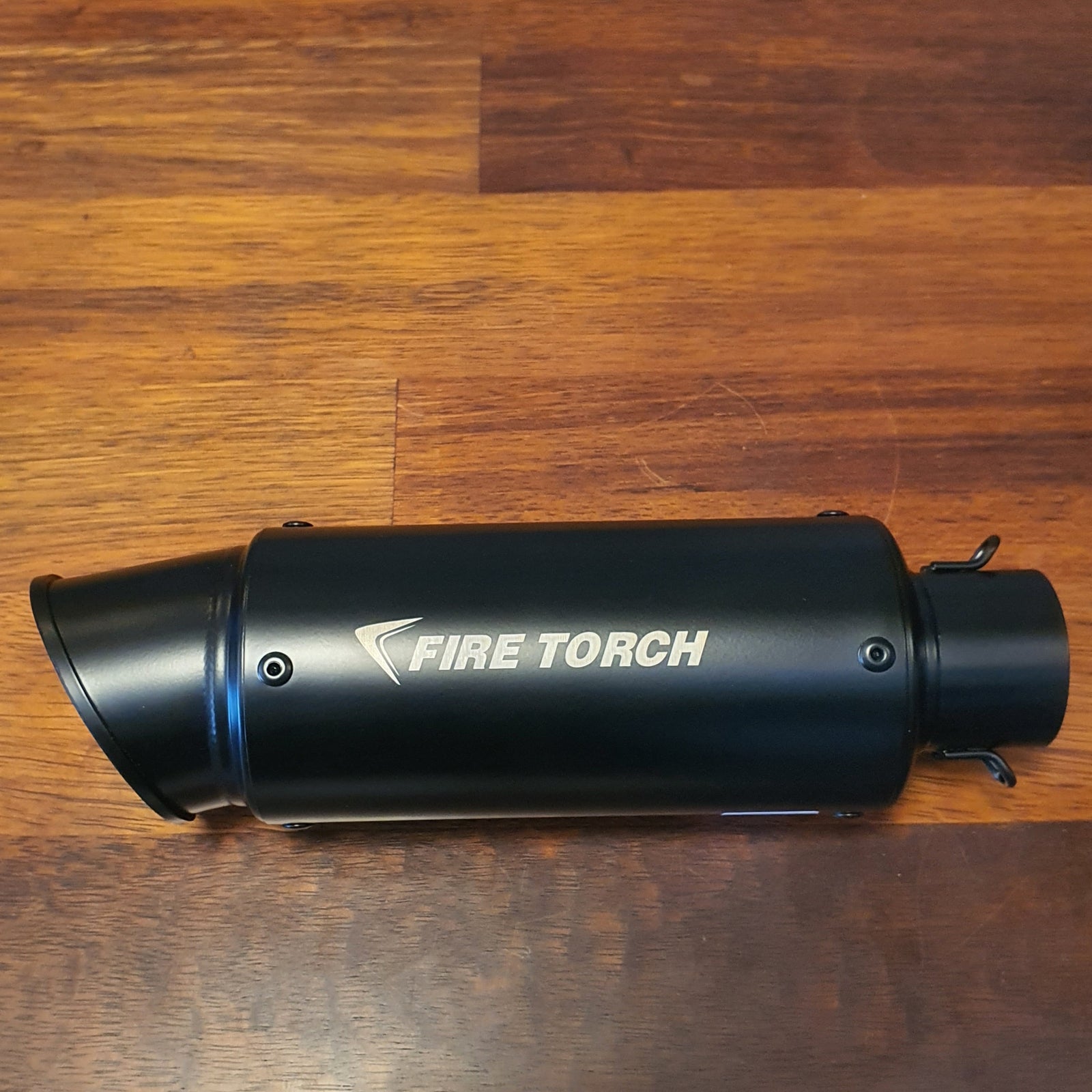 2" Fire Torch exhaust muffler - black slashed