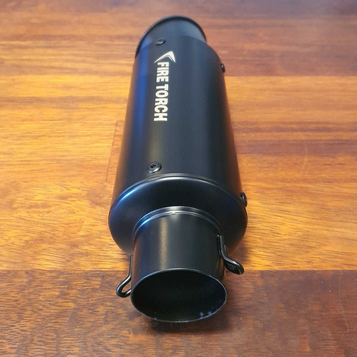 2" Fire Torch exhaust muffler - black slashed