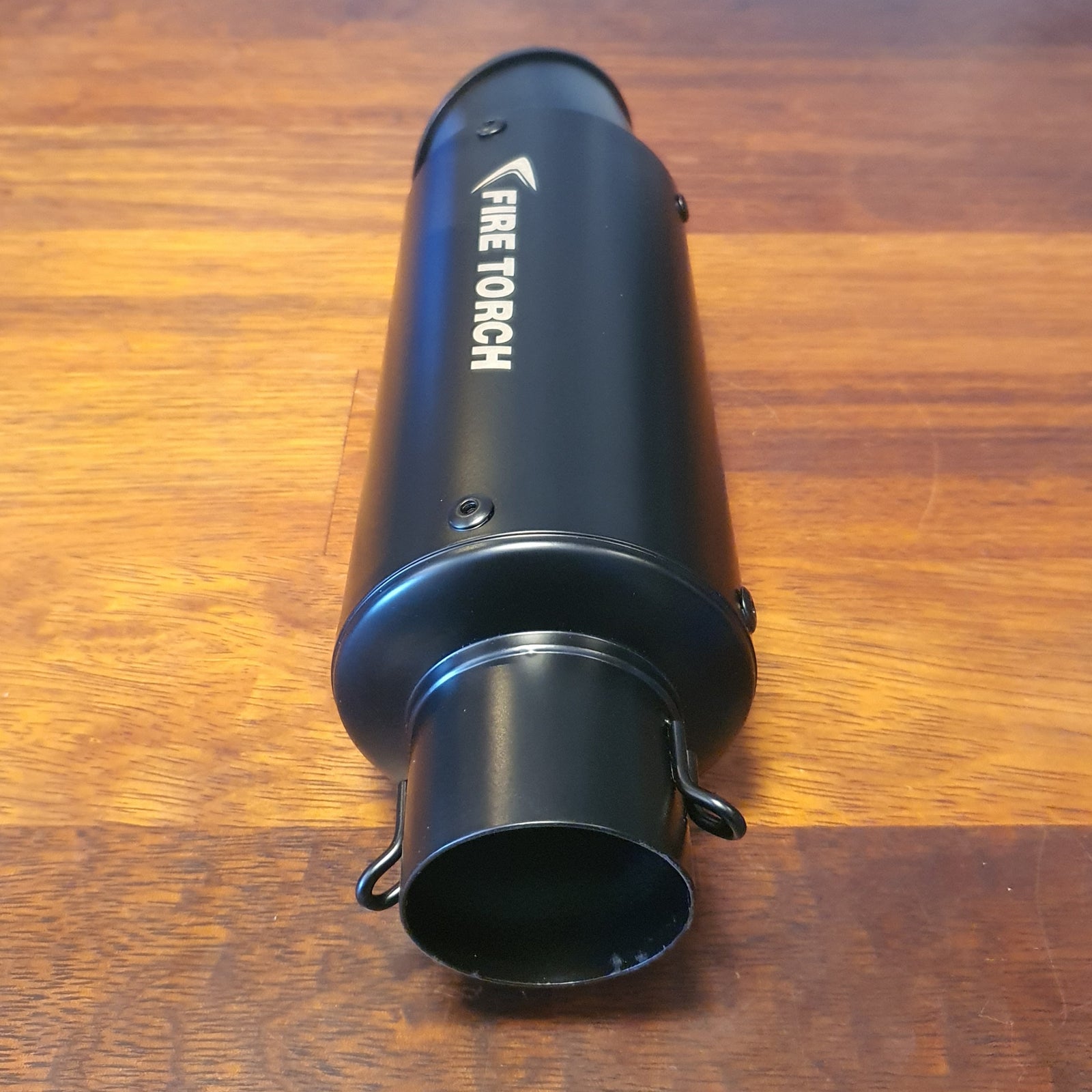 2" Fire Torch exhaust muffler - black slashed