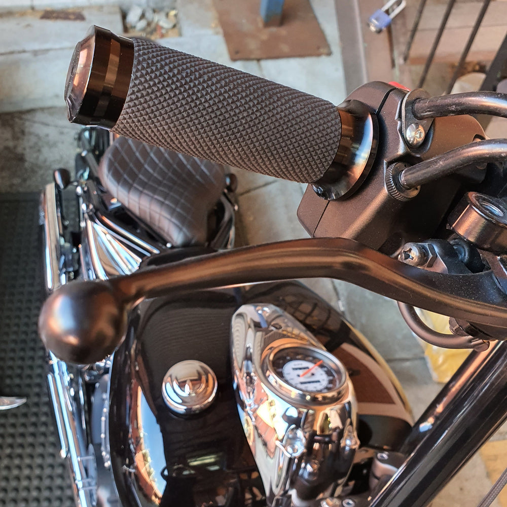 1" 25mm Handle Bar Hand Grips For Yamaha V Star 650 XVS650A - Foto 8