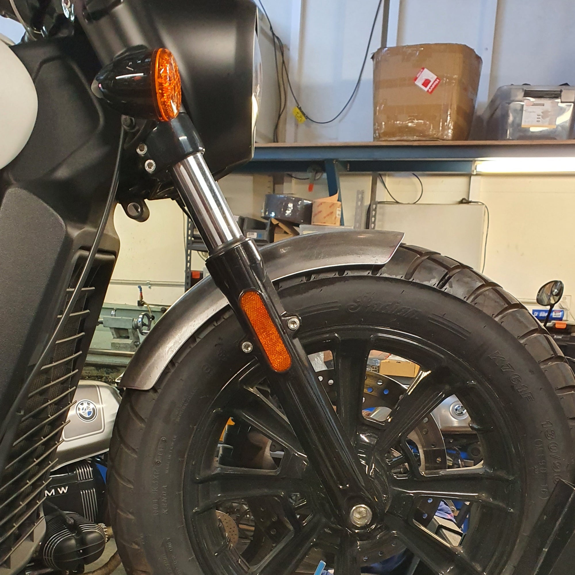 Indian front fender scout