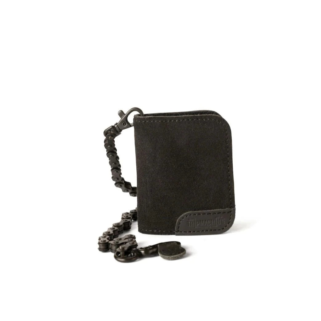 MOTO WALLET - SUEDE BLACK