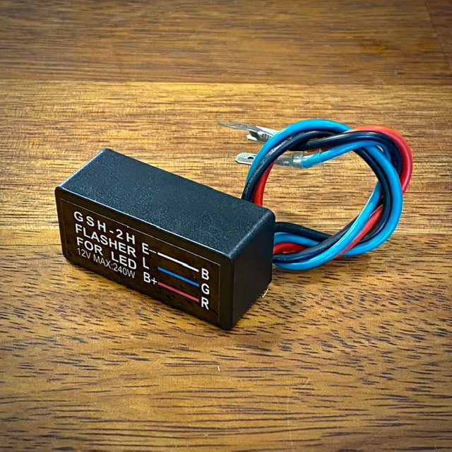 LED flasher relay 3-pin