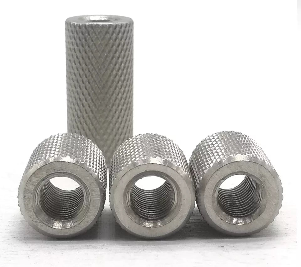 Stainless knurled shifter toe