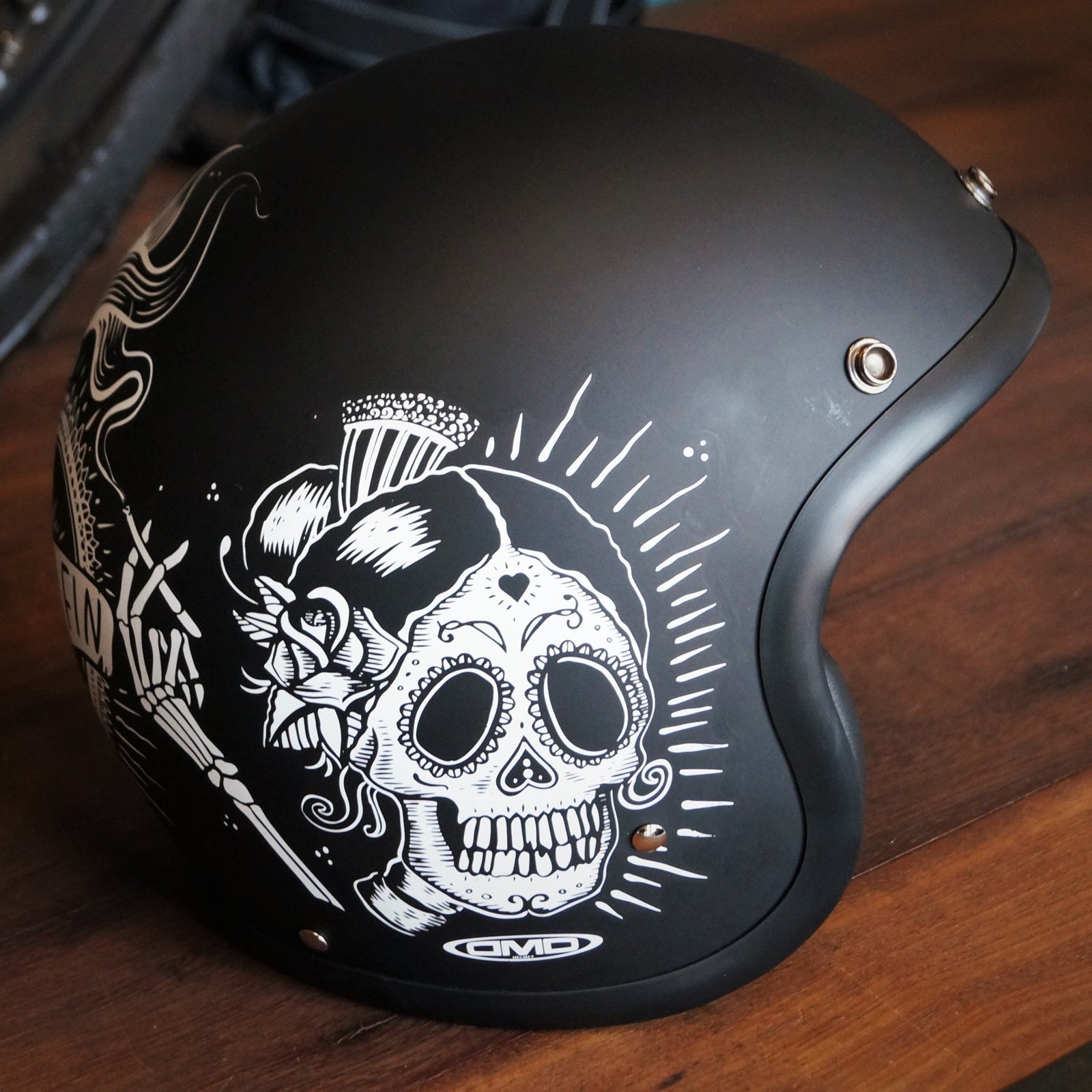 DMD - SIN FIN - RETRO OPEN FACE VINTAGE HELMET