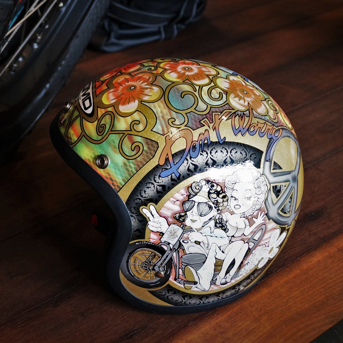 DMD - WOODSTOCK - RETRO OPEN FACE VINTAGE HELMET