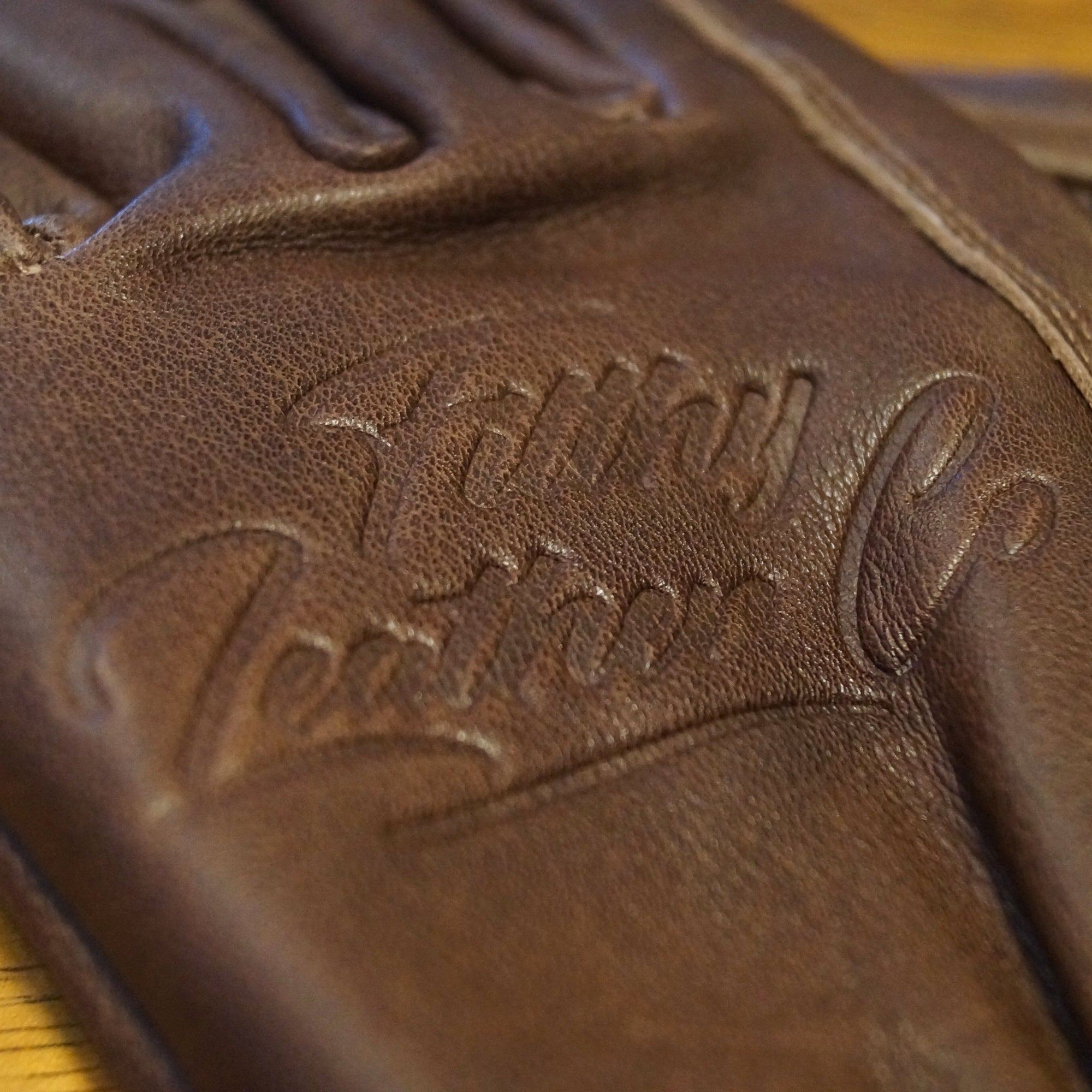 Filthy Leather Co Husky Glove Brown Rogue Motorcycles Perth