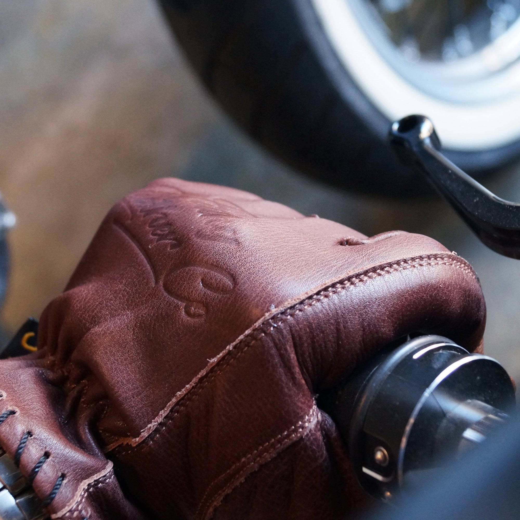 Filthy Leather Co Husky Glove Brown Rogue Motorcycles Perth