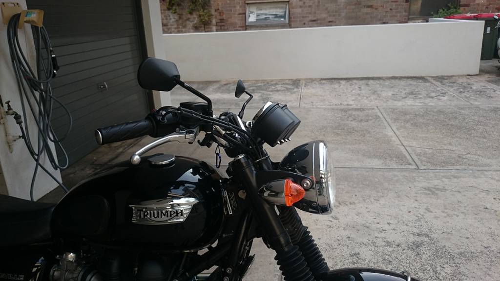 SHIN YO MIRROR AGILA BLACK - RHS