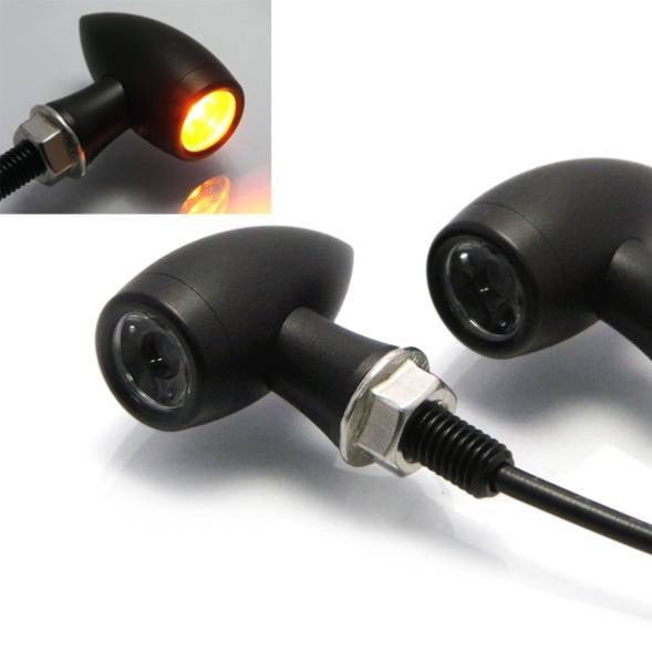 Premium Black Aluminium Indicators Rogue Motorcycles