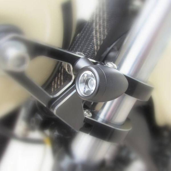 Premium Black LED indicators custom bike rogue motorcycles perth