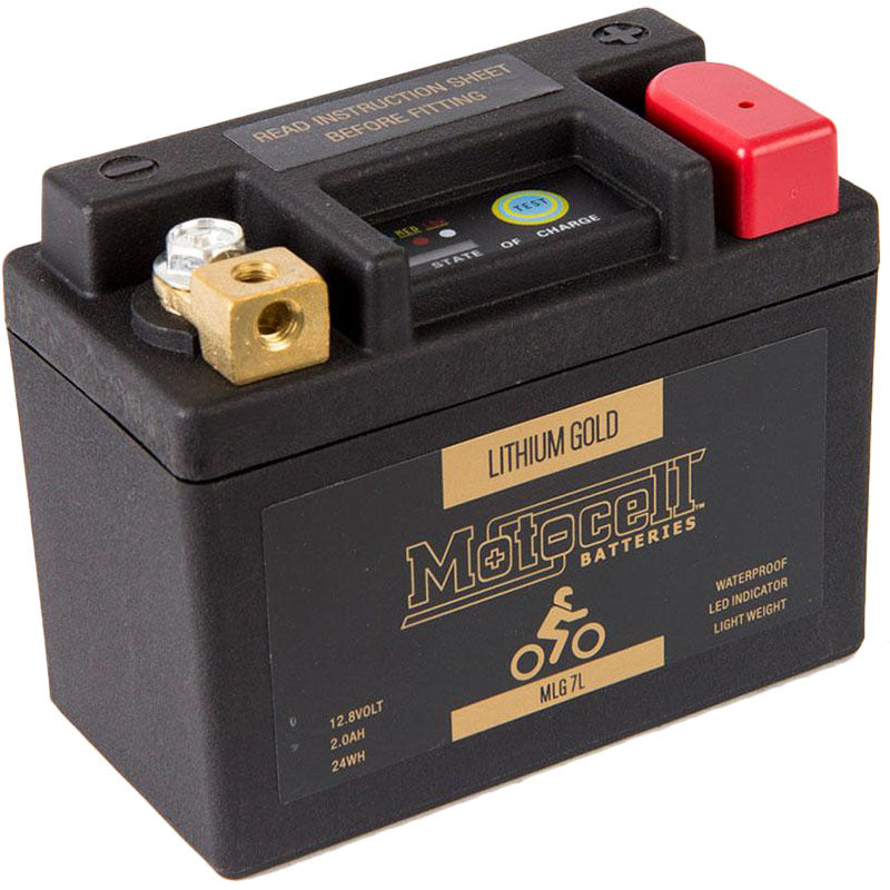 Motocell MLG7L 24WH Lithium Gold Battery