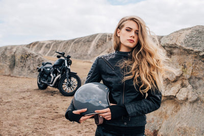 Wild & Free Black Motorcycle Jacket Women