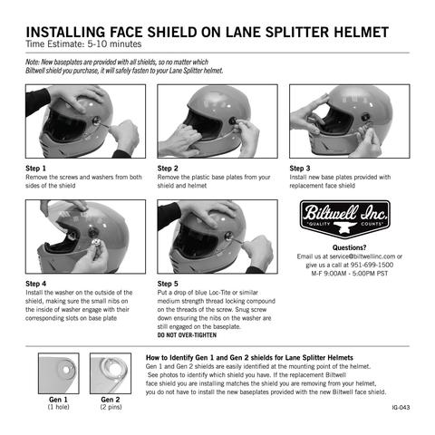 LANE SPLITTER GEN 2 VISOR | CHROME 22.06