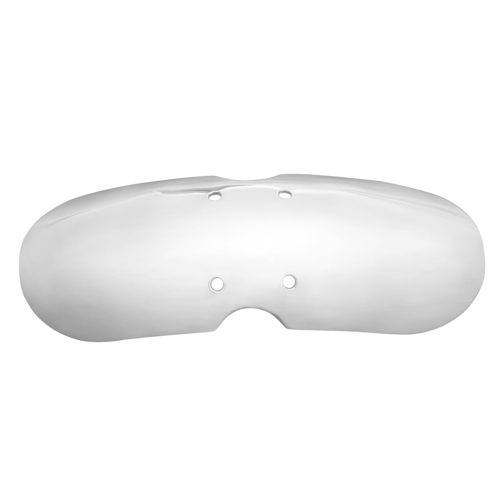 Shorty Front Mudguard/Fender LC - Polished, Black anodised and Brushed  Aluminium finish