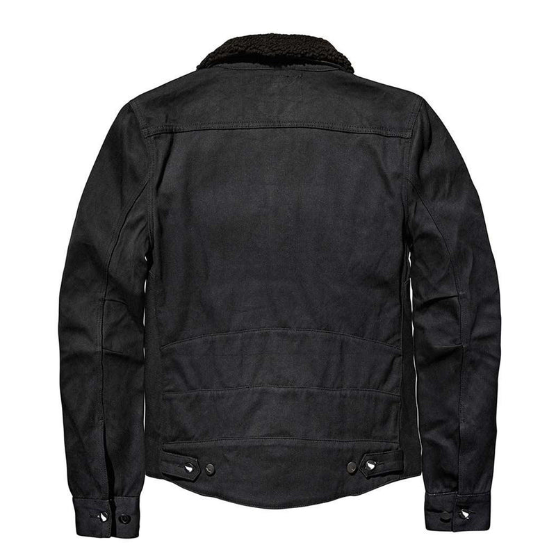 SAINT UNBREAKABLE JACKET WITH DETACHABLE BLACK SHEARLING COLLAR