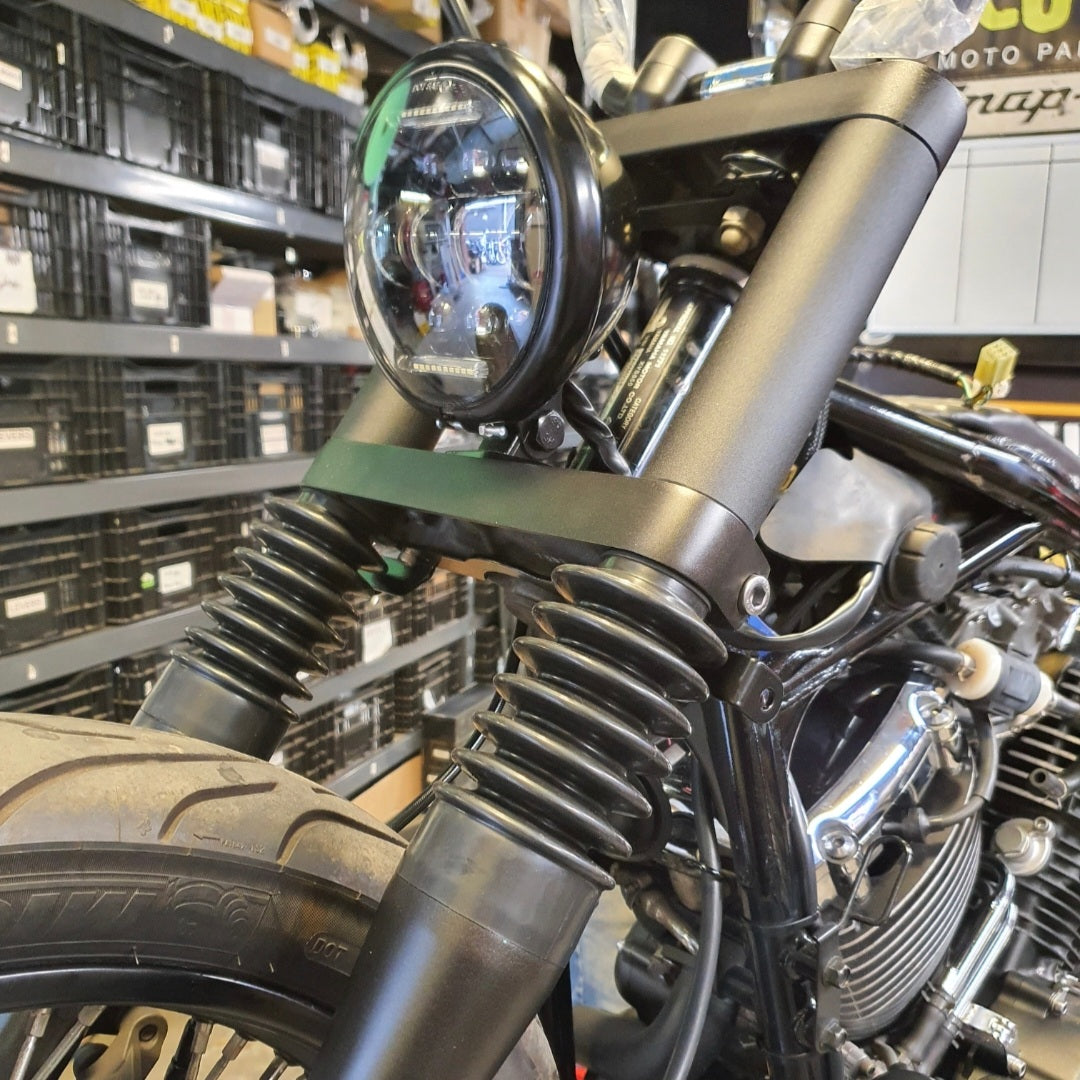 CUSTOM BOBBER STYLE FORK BOOTS | SHORT