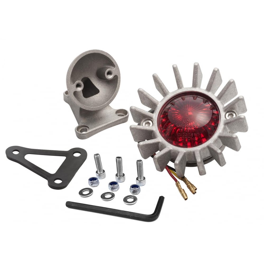 rogue motorcycles perth australia custom bike motone taillight led big fin flange cafe racer bobber chopper tracker