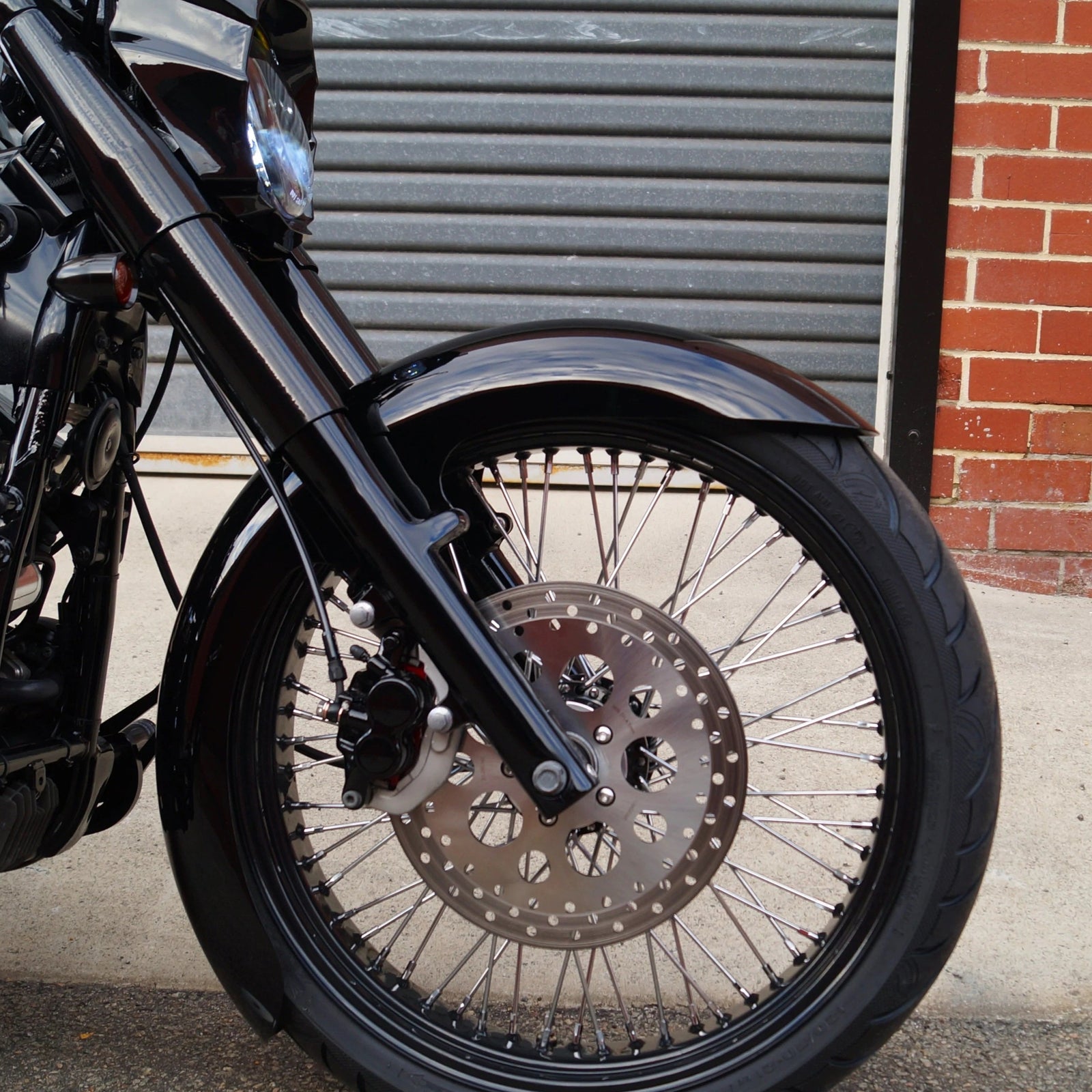 Yamaha XVS650 V star 21 x 3.5 Spoked Front Wheel Rogue Motorcycles