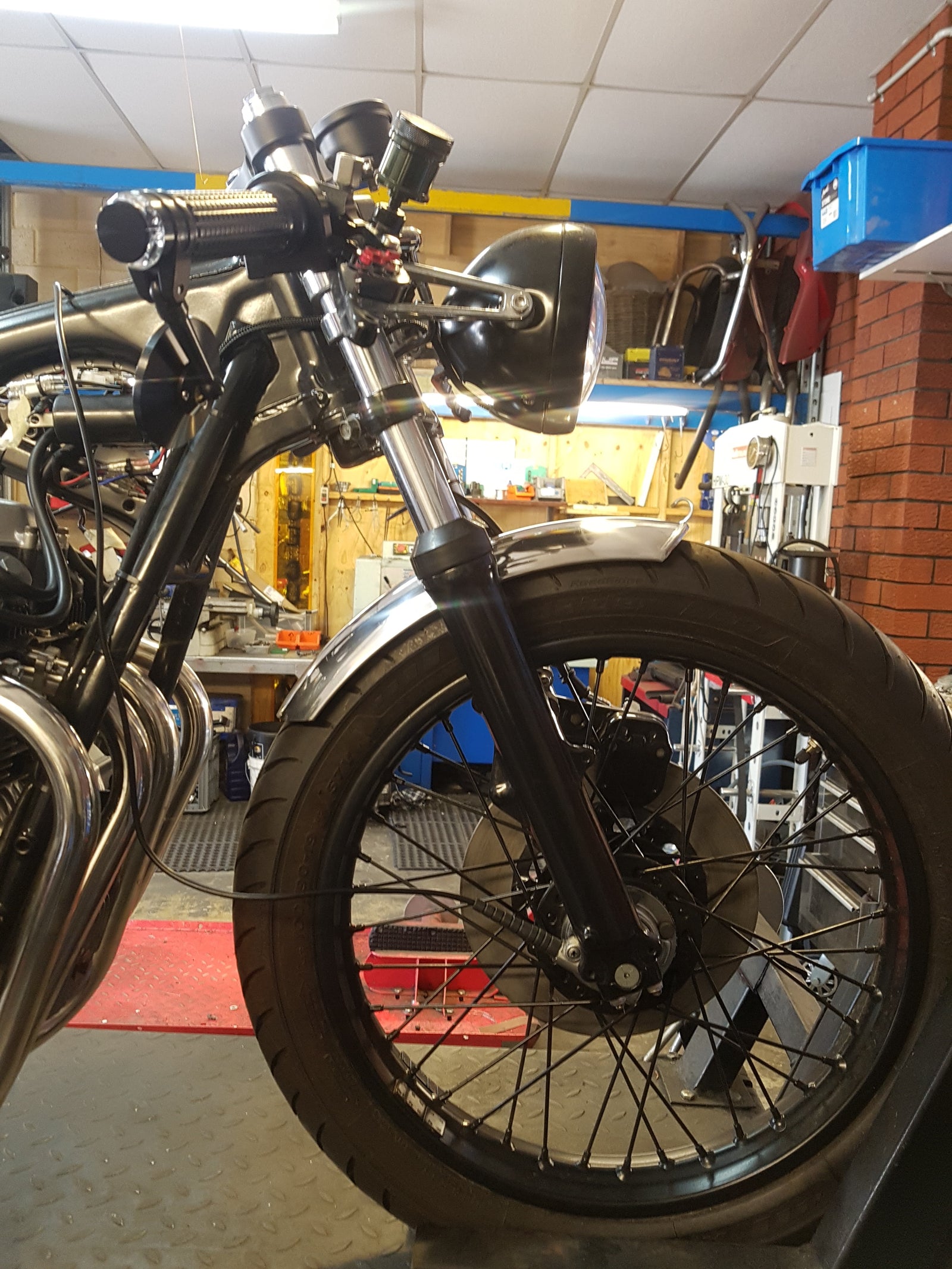 cb350 cb360 cb450 cb500 cb550 fender rogue motorcycles perth western australia custom stainless mudguard cafe racer motorcycle bike