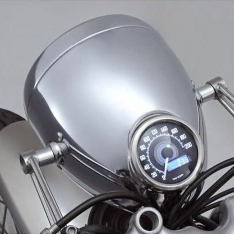 daytona headlight speedometer rogue motorcycles perth cafe racer custom bike 