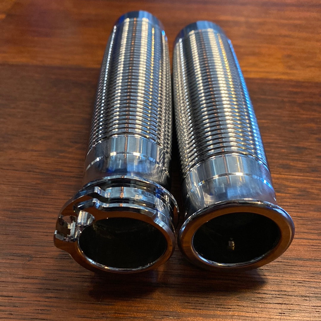 XVS650 v-star ribbed aluminium grips rogue motorcycles perth