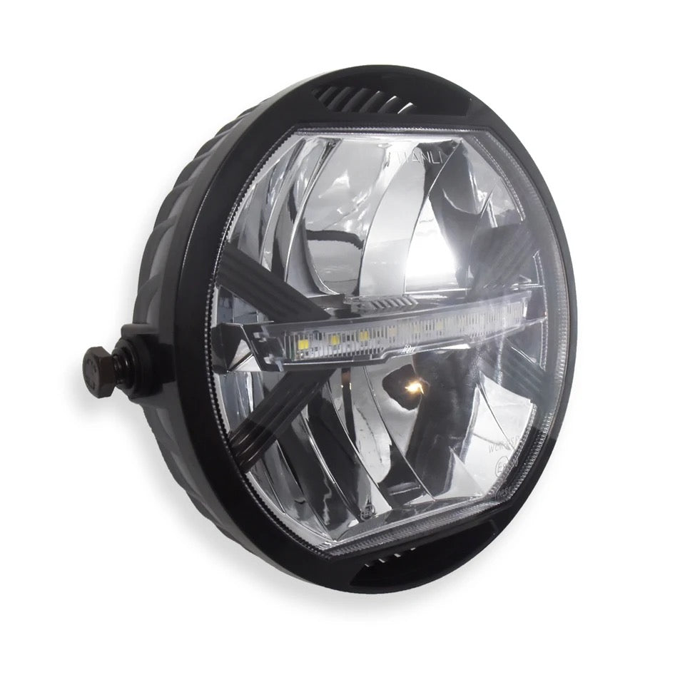 Alpine LED Headlight Rogue Motorcycles Custom Perth