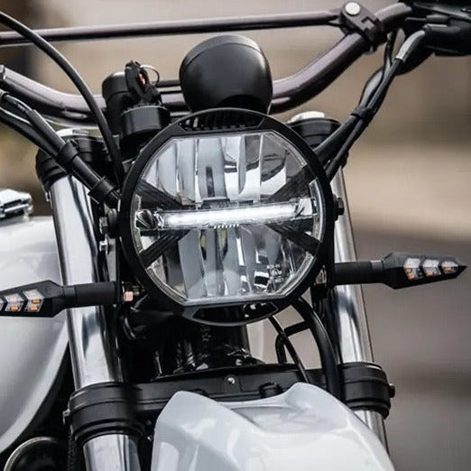 Alpine LED Headlight Rogue Motorcycles Custom Perth