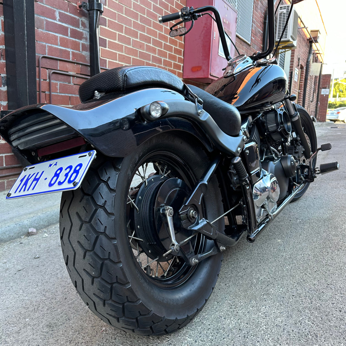 XVS650 v-star lowering shock rogue motorcycles perth