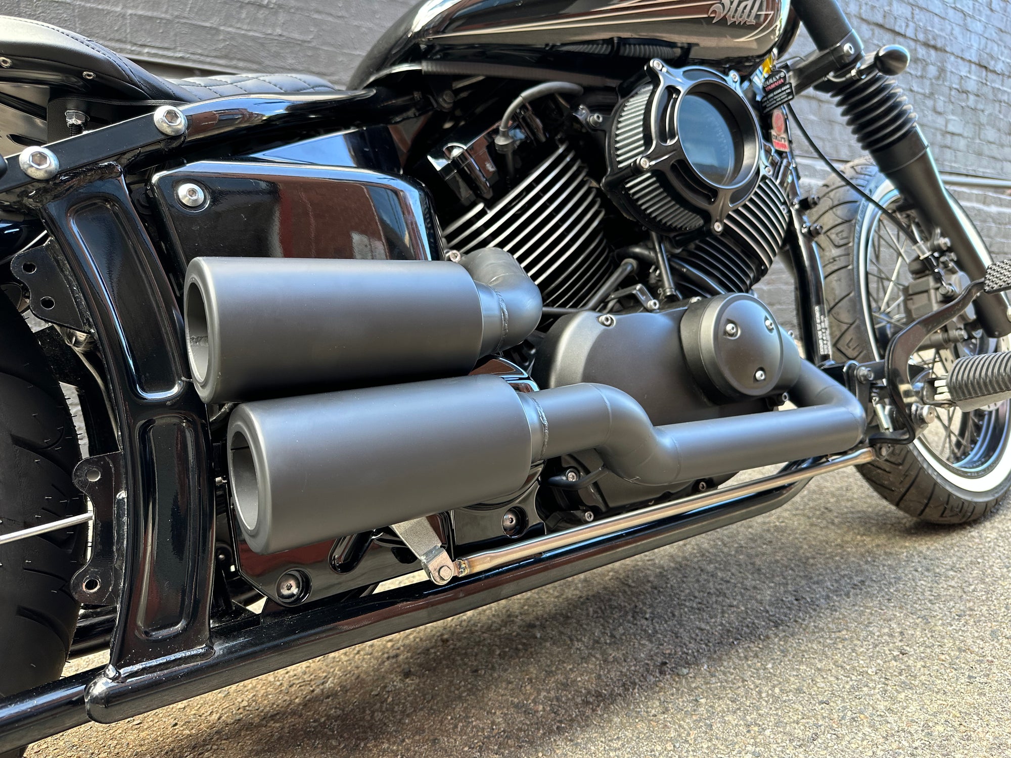 Yamaha dragstar 650 deals exhaust