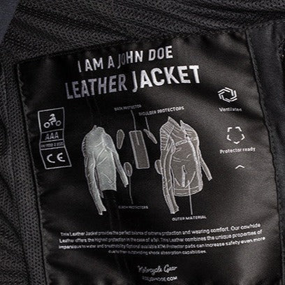 John Doe Storm Leather Jacket Tobacco Rogue Motorcycles Perth