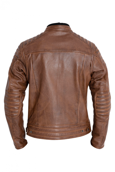 John Doe Storm Leather Jacket Tobacco Rogue Motorcycles Perth