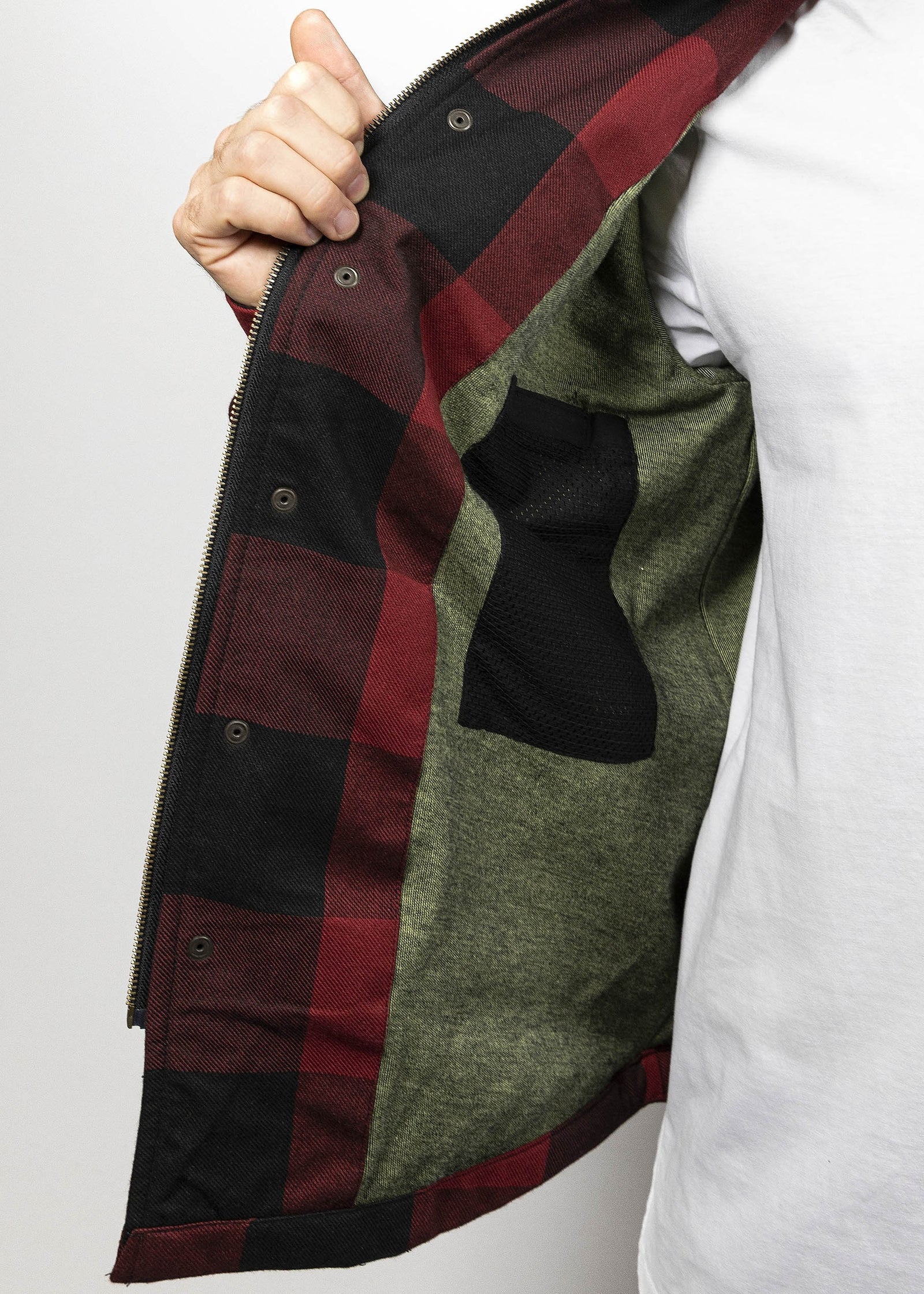 MOTOSHIRT MEN | RED BLACK