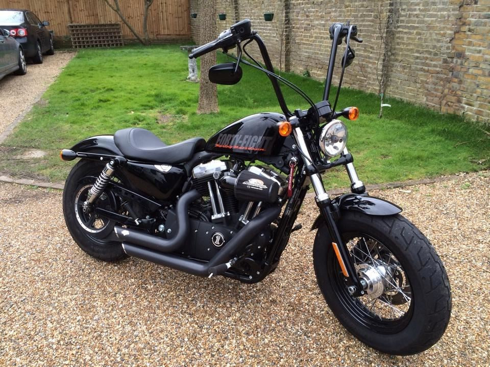 Burly Ape Hanger Handlebars 1"